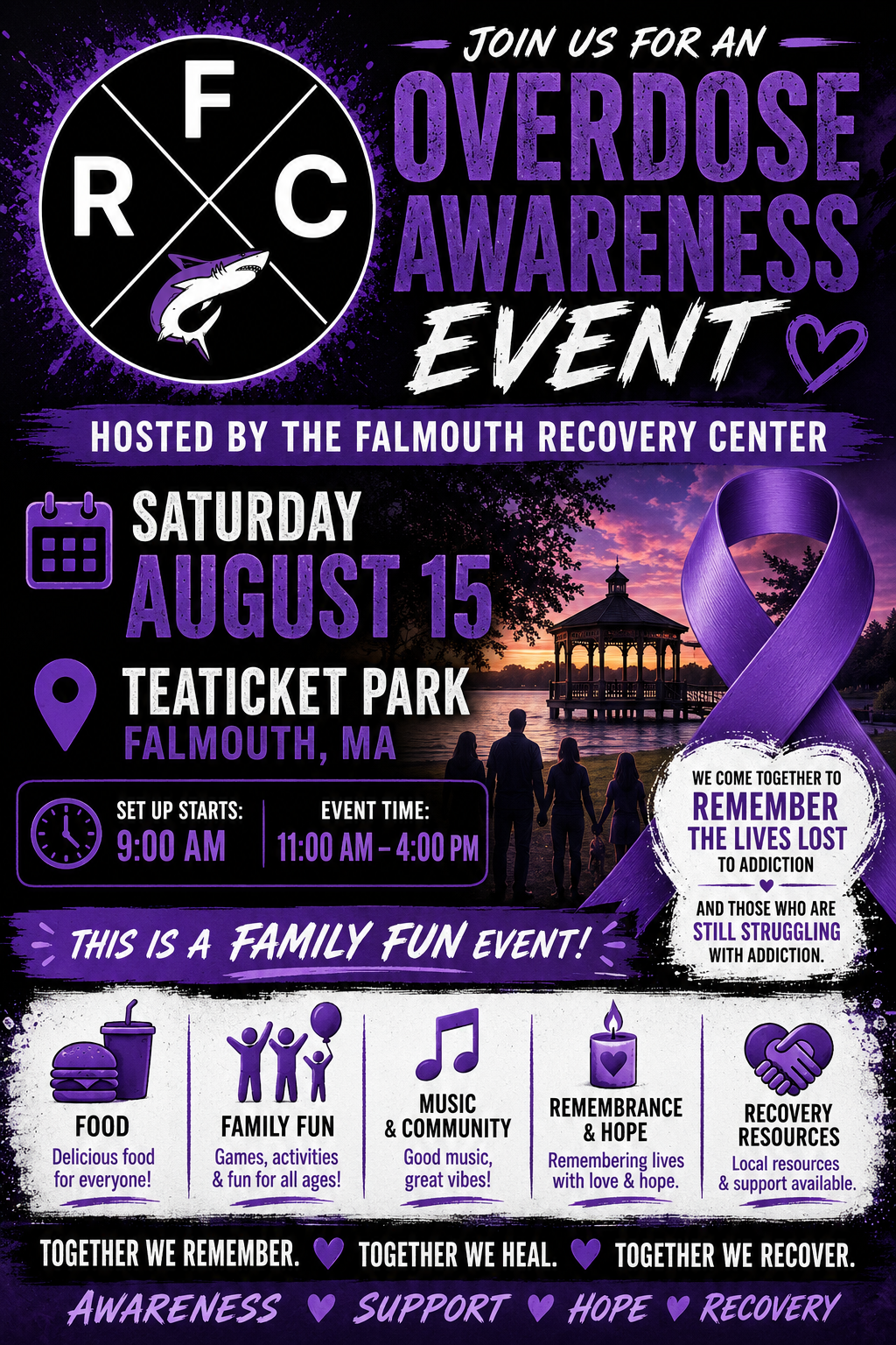 Overdose Awareness Event - Teaticket Park