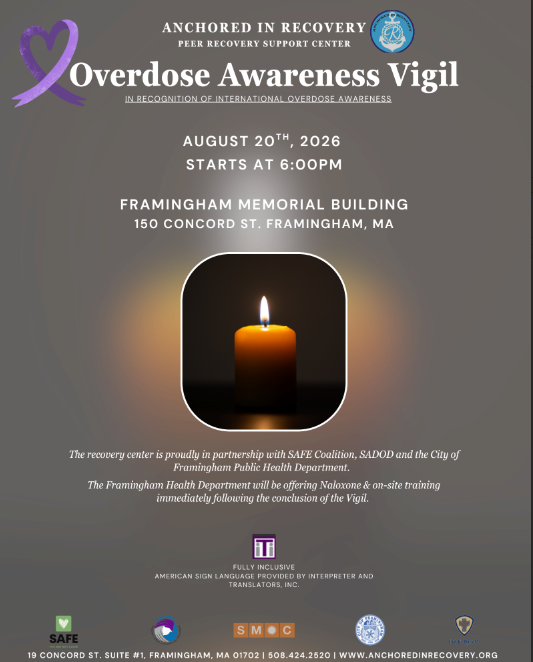 International Overdose Awareness Vigil- 2026