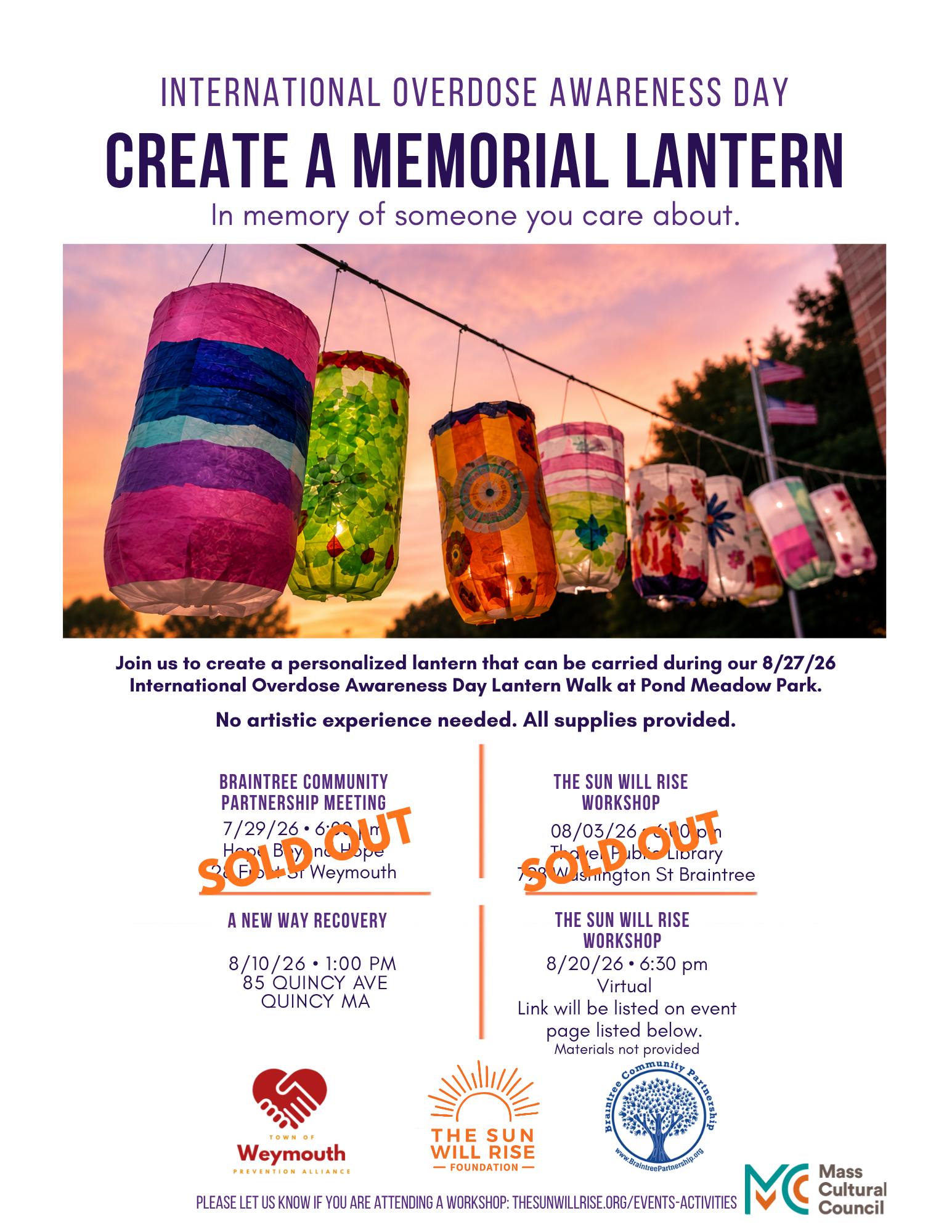 Lantern Making Workshops for the IOAD Lantern Walk & Glowstick Ceremony #5