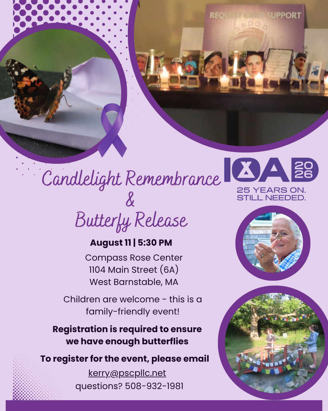 Candlelight Remembrance & Butterfly Release