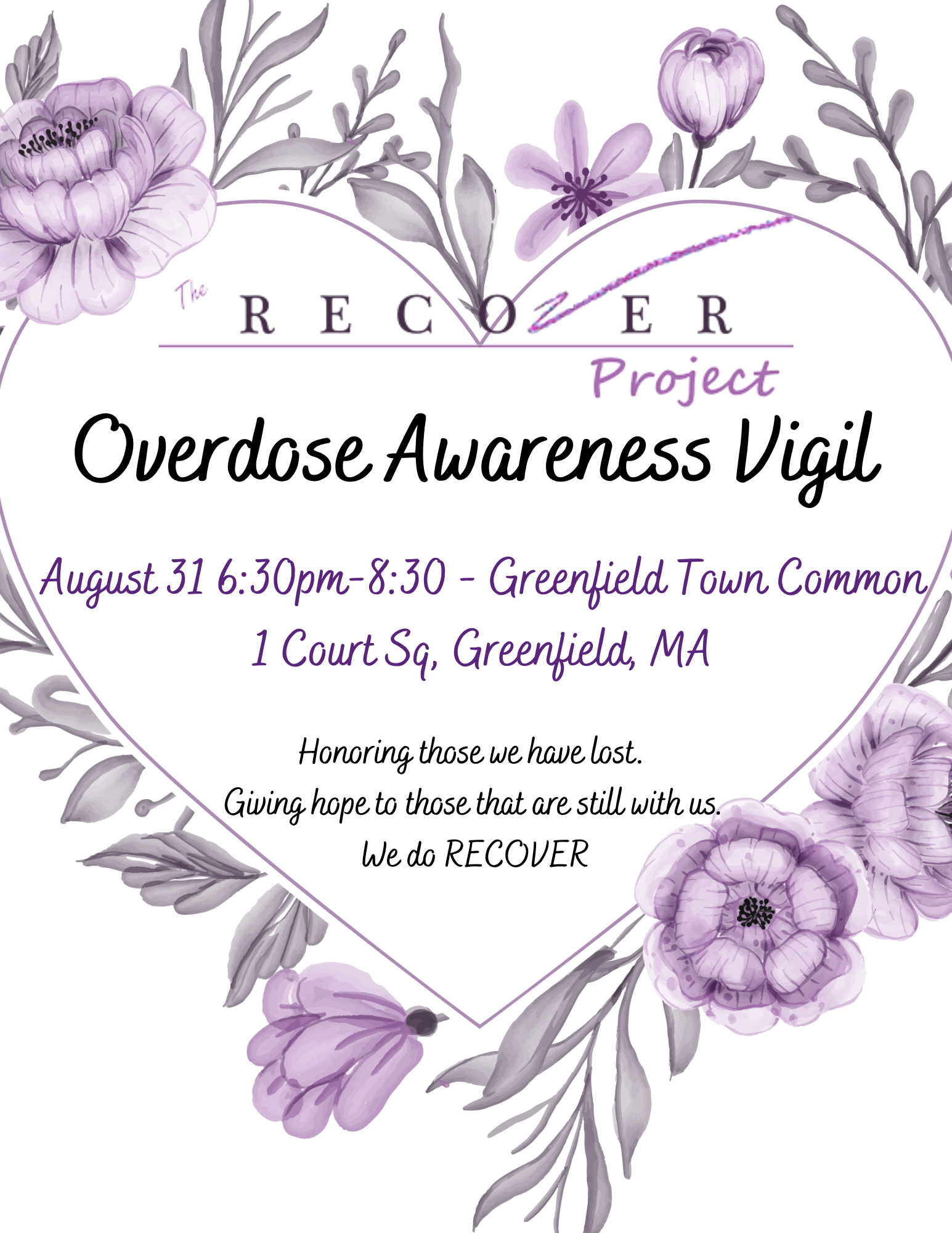 Overdose Awareness Vigil