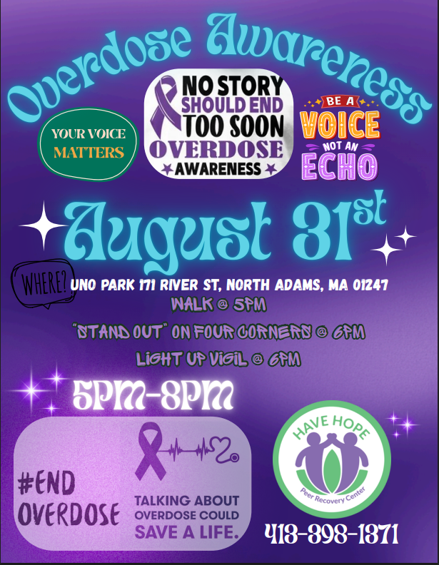 Overdose Awareness - North Adams