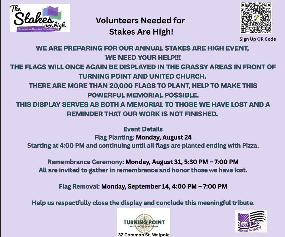 Stakes Are High - Flag Planting Event