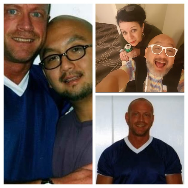 Left, Albie Park and husband, Randy, in the late 1980s. Top right, Harm Reduction Works founders Jess Tilley and Albie in 2022.