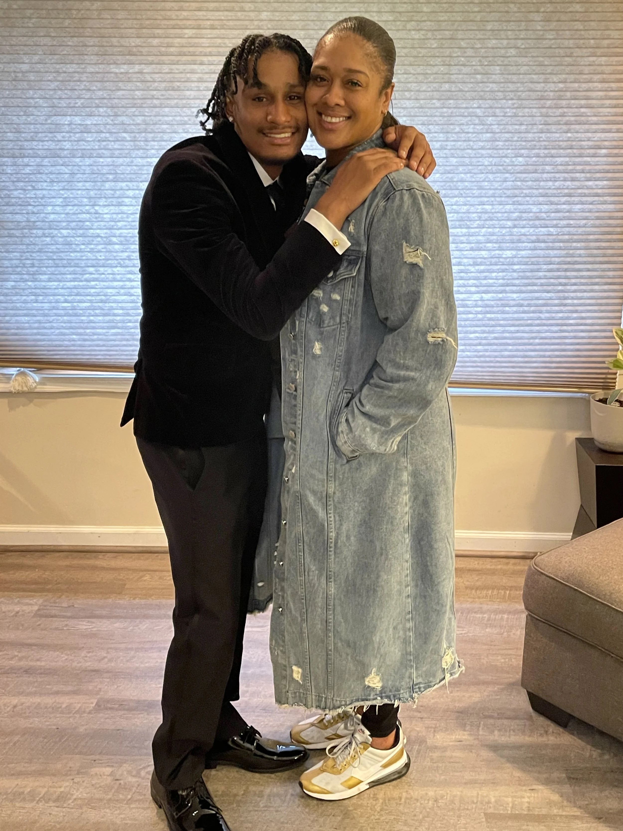 Bryce Jackson and his mother, Kimberly Douglas, founder of Bryce’s Treehouse.