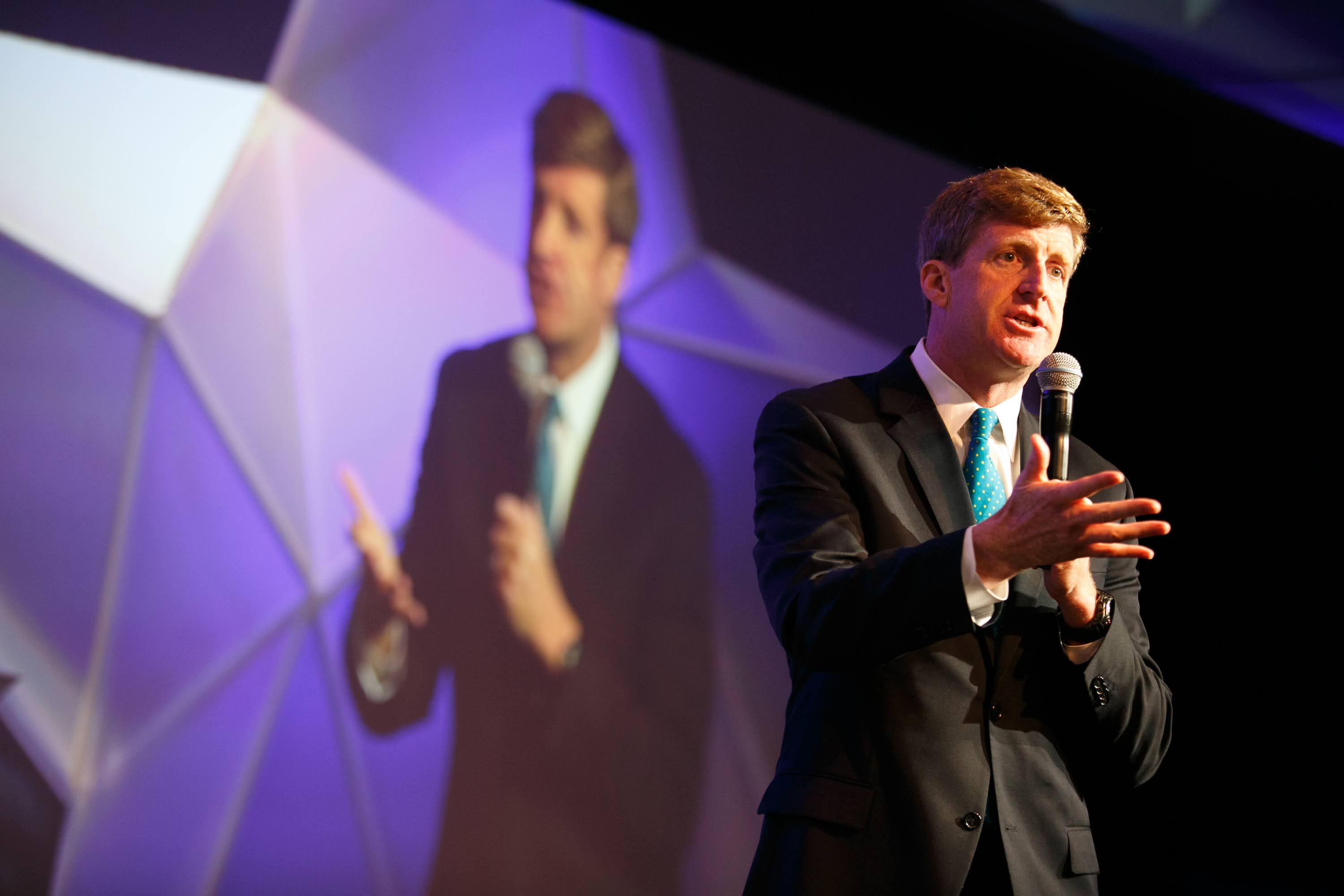 Patrick Kennedy Speaks at a recent Kennedy Forum