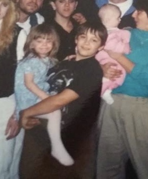Kimber King, left, and her brother, DJ.