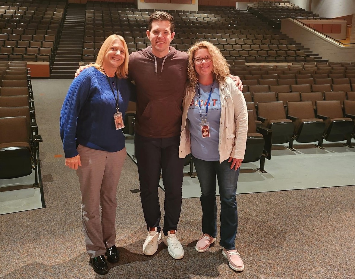 Kris Hoag (left) leads Belchertown’s efforts to effectively utilize opioid settlement funds.