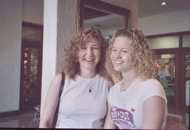 Sara Tagget (left) honors the memory of her daughter, Katrina (right), by helping others.