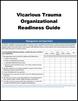 Vicarious Trauma Organizational Readiness Guide